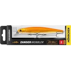 Lieblingsköder Kunstköder LIEBLINGSKÖDER - Zanderwobbler 12,5 cm - Möhrchen, (SpinMad Originals 10 g, 1-St. SpinMad Originals 15 Farben), Effektiver Lauf, Exzellente Verarbeitung bunt
