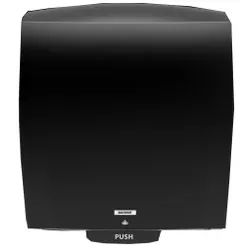 KATRIN Handtuchrollenspender Hybrid System, mit Sensor, Funktioneller Papierhandtuchspender mit flexiblen Einstellmöglichkeiten, Maße (L x B x H): 216 x 322 x 397 mm, Farbe: schwarz