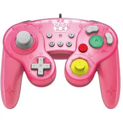 Battle Pad (Peach) - Wired Controller - Nintendo Switch