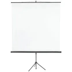 FRANKEN X-tra! Line Stativleinwand (Format 1:1 (180x180 cm) weiß 180 cm x 180 cm