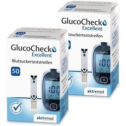 GlucoCheck Excellent Teststreifen (100 Stück) zur Diabetes-Kontrolle 100 St