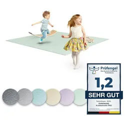Ehrenkind Spielmatte Krabbelmatte Pro, rutschfeste Babymatte, Spielmatte (Exzellenter Schutz beim Spielen & Toben, Warm, isolierend & weich), Extra dick und soft, Made in Germany, Oeko-Tex 100, Spielmatte Baby 160 cm x 160 cm