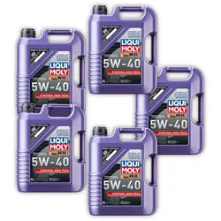 5x 5L LIQUI MOLY 1307 Motoröl Synthoil High Tech 5W-40 Motorenöl Öl