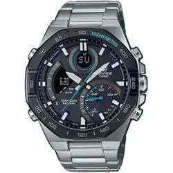 CASIO EDIFICE Smartwatch, Solaruhr,Armbanduhr,Herrenuhr,Stoppfunktion,Edelstahlarmband,Bluetooth silberfarben