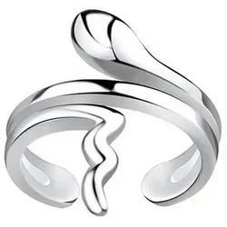 Order & Smile Schmuck Ohrklemme Ohrklemme Silber 925: Ear Cuff Ohrring Schlange silberfarben