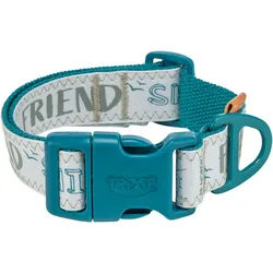 TRIXIE BE NORDIC Halsband, extra breit, 40 - 60 cm / 38 mm, petrol