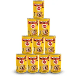 PEDIGREE Adult Dose 400g x 12- Nassfutter für Hunde mit Rindfleisch in Gelee