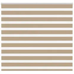 Rollo Zebrarollo Sandbraun 160x100 cm Stoffbreite 155,9 cm Polyester, vidaXL 160 cm x 100 cm