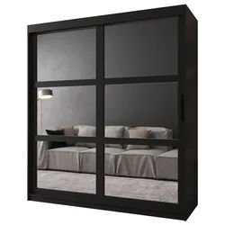 SCHWEBETÜRENSCHRANK 200/180/62 2-türig