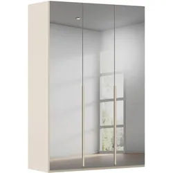 LeGer Home by Lena Gercke Kleiderschrank Schrank Garderobe Ankleide Schlafzimmer Flur SERINA Eyecatcher (3 verschiedene Ausstattungen BASIC/CLASSIC/PREMIUM (inkl. SOFT-CLOSE) in 6 Breiten (101 - 401 cm) mit Front Glas oder Dekor MADE IN GERMANY beige|grau 151 cm x 223 cm x 61 cm
