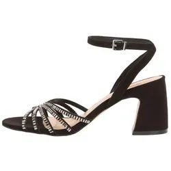 Friends Like These Friends Like These Strasssandalen, weite Passform Sandalette (1-tlg) schwarz 40 (Weite: G)