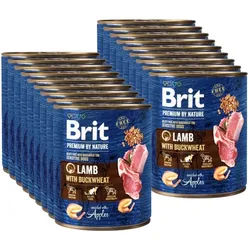 BRIT Premium by Nature Lamm mit BUCKWHEAT 18x800g