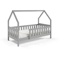 Masseno Kinderbett Bella 80x160 cm Hellgrau , Holz , 80x160 cm , Babymöbel & Kindermöbel, Kinderzimmer & Jugendzimmer, Kinderbetten, Spielbetten