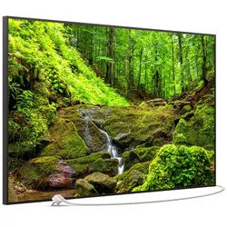 STEINFELD Heizsysteme Infrarotheizung Bild 900W, 120x74cm, Made in Germany, 7J Garantie, mit Thermostat, viele Motive schwarz