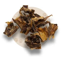 Warnick ́s Tierfutterservice Rinderdörrfleisch Abschnitte - natürlicher, fettarmer Hundesnack, Snack für: Hunde