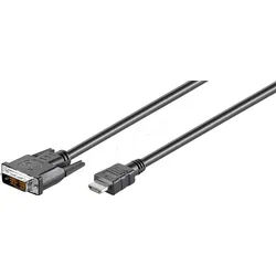 GOOBAY 50581 - HDMI/DVI Kabel, DVI auf HDMI, 1080p, 3 m