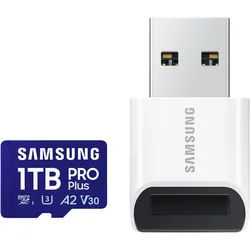 SAMSUNG MicroSDXC-Speicherkarte PRO Plus (2023) 1TB inkl. USB-Adapter