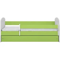 Raumhirsch Furniture Kinderbett Classic mit Schublade und Matratze Grün 90/65/164 , Holzwerkstoff , Rechteckig , 80x160 cm , Babymöbel & Kindermöbel, Kinderzimmer & Jugendzimmer, Kinderbetten