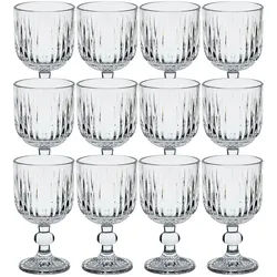 San Ignacio - Set von 12 Weingläsern 250 ml aus transparentem Kristallglas