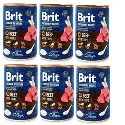 Brit Premium by Nature Rindfleisch mit Kutteln 6x800g