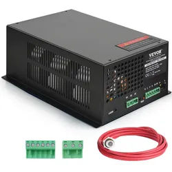 VEVOR CO2-Laser-Netzteil, Power Supply 150 W Laserröhren-Netzteil, Konstantstrom- und Leerlaufschutz, schnelle Wärmeableitung, kompatibel mit Lasergravierern und -schneidern
