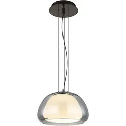 GLOBO LIGHTING LED Pendelleuchte AVILA, Dimmfunktion, Memoryfunktion, Nachtlichtfunktion, mehrere Helligkeitsstufen, LED fest integriert, Hängelampe/Hängeleuchte/Wohnzimmer/Esstisch/elegant schwarz