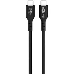 Goobay Sync & Charge USB-CTM-Kabel, USB 2.0, 240 W, 1 m - USB-CTM-Stecker > USB-CTM-Stecker