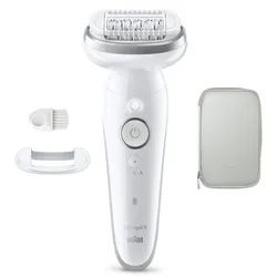 Braun Silk-épil 9 9-011 Epilierer mit voll flexiblem Kopf für die Nass- und Trockenrasur 1 St.