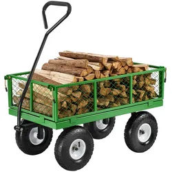 VEVOR Bollerwagen Transportwagen Gartenwagen Gerätewagen Handwagen 300kg Grün