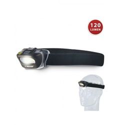 Velamp ZEUS Stirnleuchte, COB 3W, 120 Lumen, blendfreies Streulicht, mit Schalter, Lieferung ohne Batterien