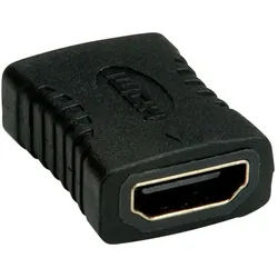 ROLINE Roline 12.03.3151 Adapter [1x HDMI-Buchse - 1x HDMI-Buchse] Schwarz TV-Adapter schwarz