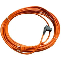 Staubsaugerkabel Hitachi Netzkabel 10 m orange mit Gerätestecker