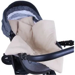 Babydecke BabyLux Babydecke Musselin Kinderwagendecke Kuscheldecke 75x60cm MPM, BabyLux, Sand beige