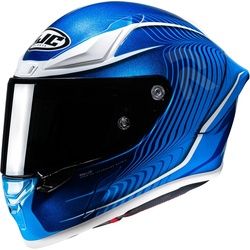 HJC RPHA 1 Lovis Helm, weiss-türkis-blau, Größe L