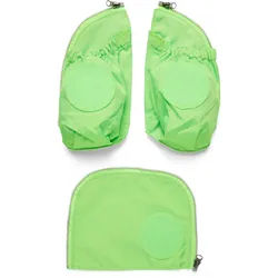 ergobag Schulzubehör Seitentaschen Zip-Set 'FLUO', 3-tlg. ab 2020 Grün