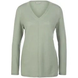 Le pull décolleté V 100% cachemire include vert