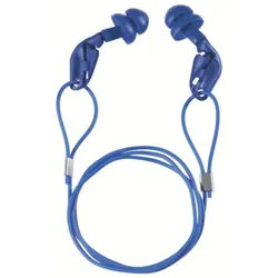 Uvex Mehrwegstöpsel xact-fit mit Kordel Minibox Größe M/L - 50 Paar blau M/L - 2224030 - blau