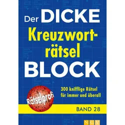 Der Dicke Kreuzworträtsel-Block.Bd. 28, Kartoniert (TB)
