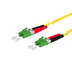 METZ CONNECT OpDAT Patchkabel, LC-D APC/LC-D APC OS2, 1 m