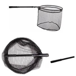 MIKADO Total Fishing Angelkescher Kescher Automatik Mikado 130cm 50/45cm - gummiertes Netz - Angeln, Automatische Stange
