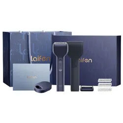laifen Elektrorasierer Laifen T1 Pro Elektrorasierer Geschenkset Wiederaufladbar Pflege-Set, Aufsätze: 1 blau
