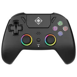 Deltaco kabelloser PS5 Pro Controller Schwarz RGB