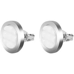 Adelia ́s Paar Ohrhänger Damen Ohrringe – Ohrstecker aus Edelstahl, Ideal als Geschenk für besondere Anlässe weiß