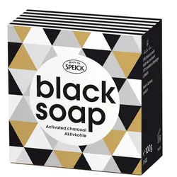Speick Naturkosmetik GmbH & Co. KG Feste Duschseife Black Soap Aktivkohle, 100 g