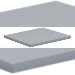 VCM Schreibtisch Lona Grau H. 2 x B. 50 x T. 50 cm