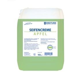 Dreiturm Seifencreme Apfel, Waschcreme besonders geeignet für Druck-Seifenspender, 10 Liter - Kanister