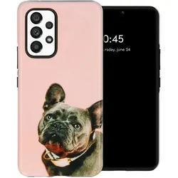 Samsung Galaxy A53 Hülle - TPU Hard Case/Backcover - Handyhülle Weiß mit Foto od. Logo - Kein Design