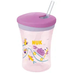 NUK Trinklernbecher Action Cup 230ml rosa 1 St