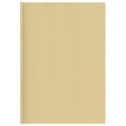 vidaXL Zeltteppiche Zeltteppich Beige 400x800 cm HDPE, Höhe: 0 mm beige