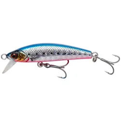 Savage Gear Kunstköder Wobbler Gravity Minnow 5cm - ver. Farben - Raubfisch Forelle Angeln, Auffällige Farben mit Geräuschkapsel bunt